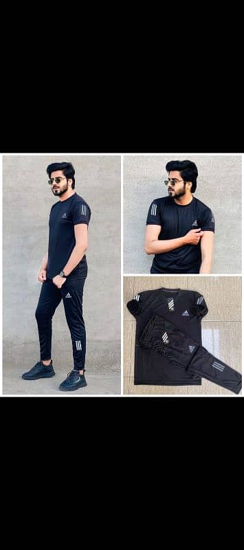 Adi Track Suit Black Premium 0