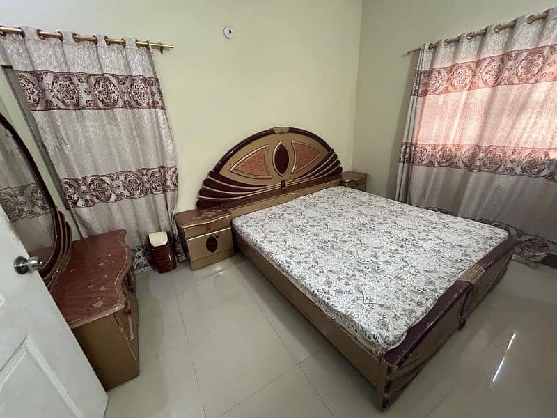 BED SET FOR SALE IN BEST PRICE |BED|SIDE TABLE|ALMIRAH|DRESSING TABLE| 0