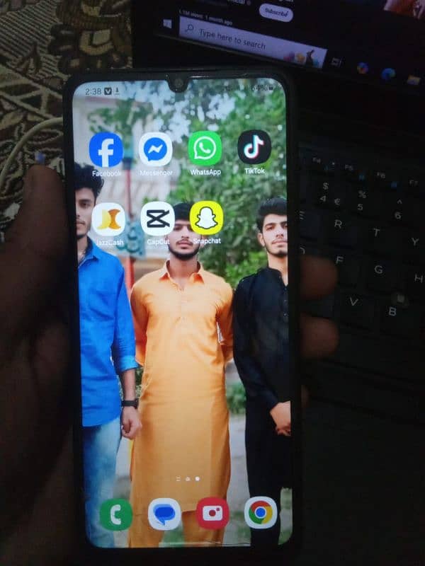 samsung a05 model hai 4gbram 128gb momery condition full 10/10 hai 0