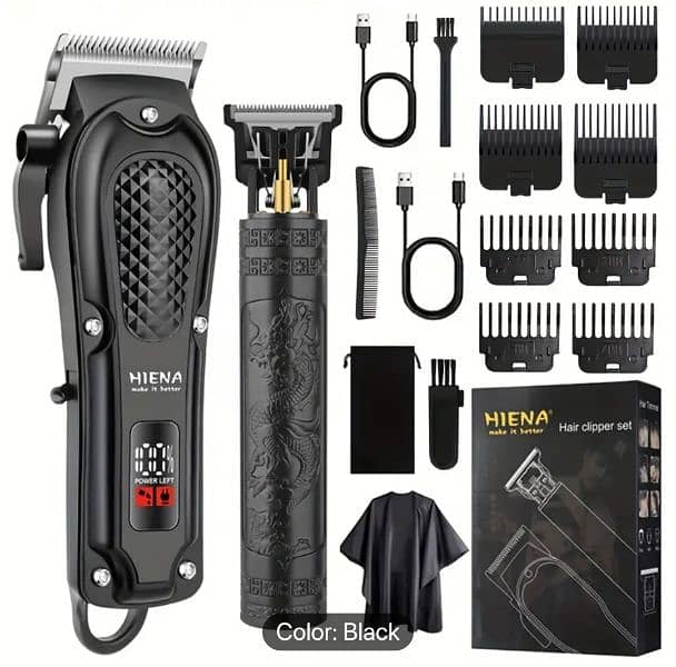 LED hair trimmer set hair cutting machine 1