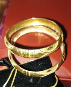 Gold Bangles | karray pair