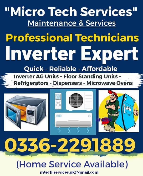 Ac Service Technician Available in Karachi- AC Repair- AC Installation 0