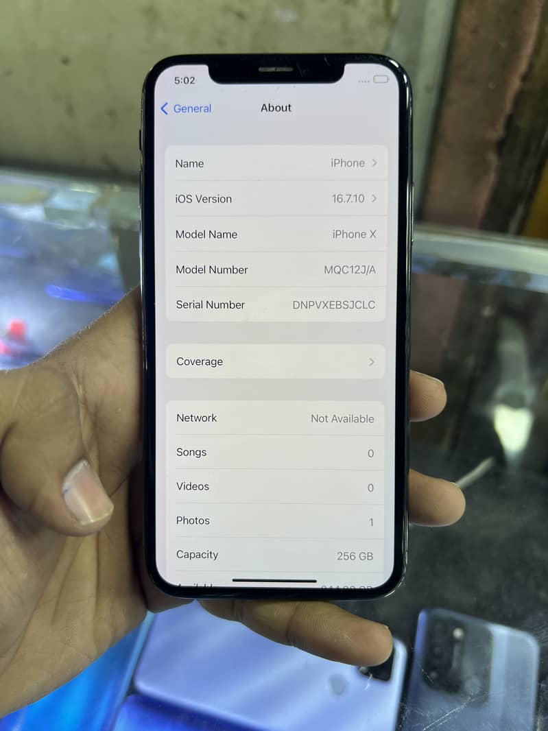 iPhone X 256 GB Factory Unlock Non PTA 1