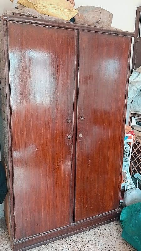 Two door Almari, wooden almira 0