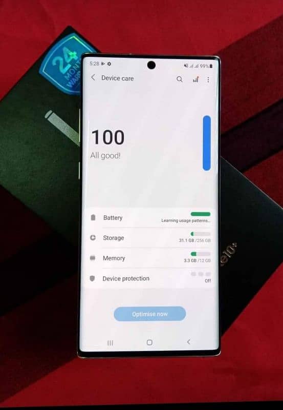 Samsung note 10 plus 12 gb ram 256 gb memory free home delivery 2