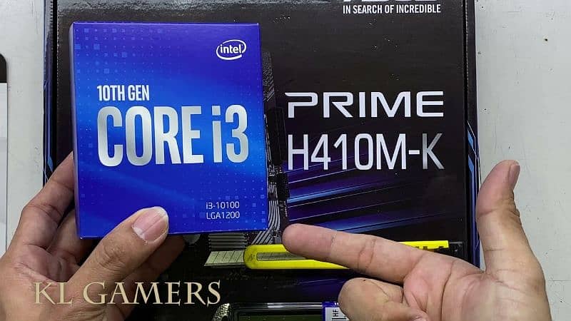 Intel i3 10100  + Asus Prime H410M-K 0