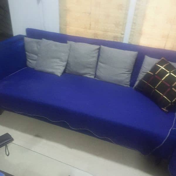 L shape sofa like new condition. sale urgent. 3