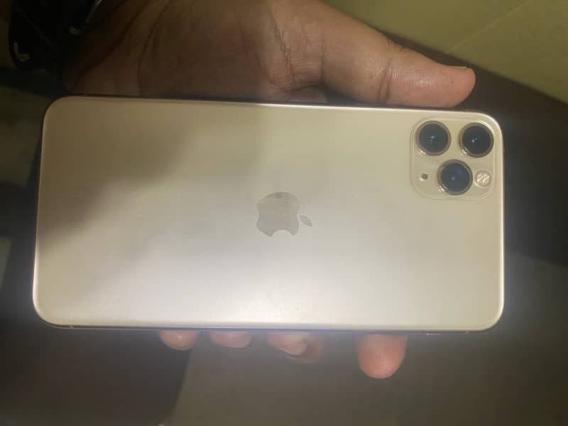 Iphone 11 Pro Max PTA Approved Gold 256gb With box 1