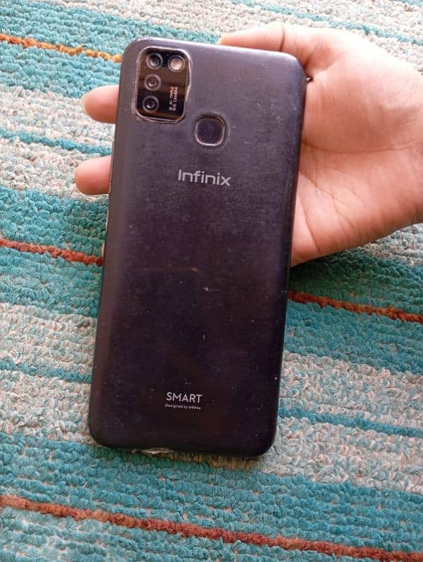 infinix smart 5. one year lady hand used 4
