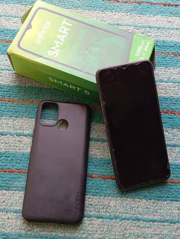 infinix smart 5. one year lady hand used 7