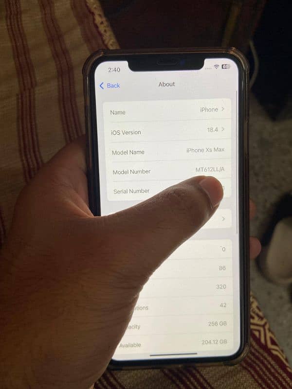 iphone xs max 256gb FU 8