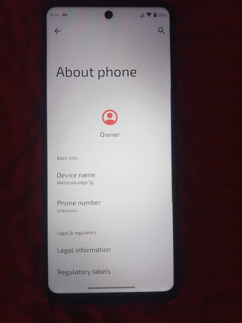 Motorola Edge 5G Non PTA 0