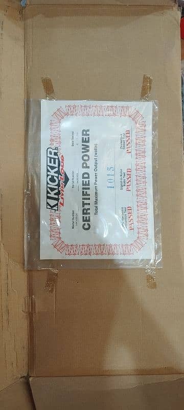 Kicker Amplifier KX 850.4 4 channel 7