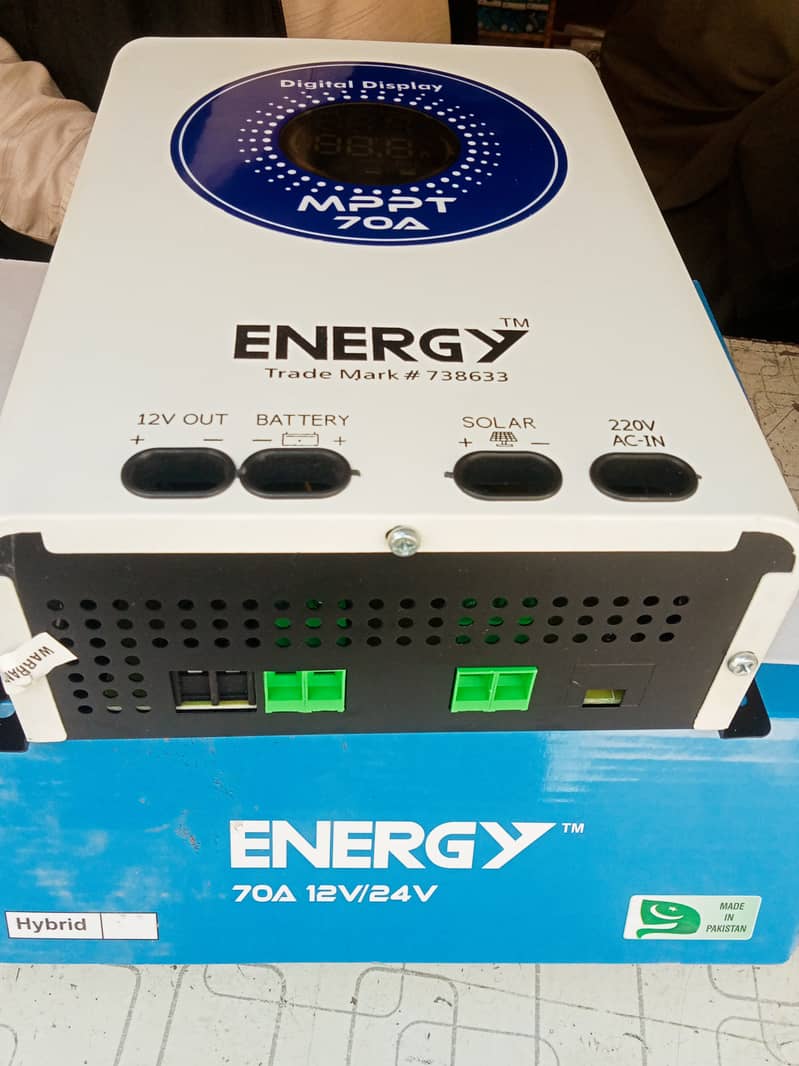 Energy Mppt solar charge controller 70Amp 12/24v 4