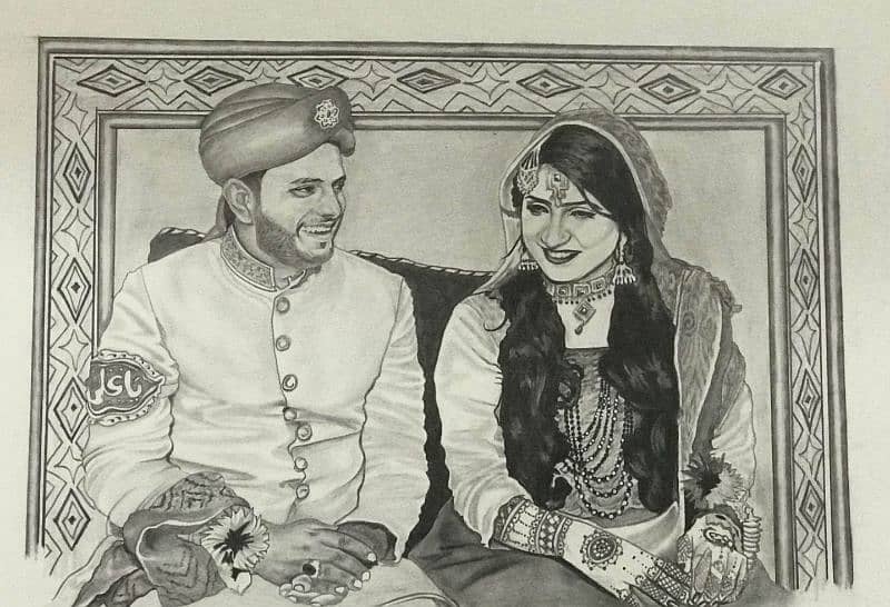 Sketching for couples, singles, etc | High quality and great finishing 1