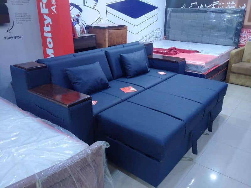 Sofa Cumed - Turkish Malai Fabic Sofa Bed Available - Master MoltiFoam 18
