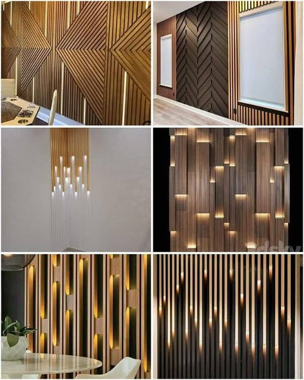 wallpaper/pvc panel,wooden & vinyl floor/led rack/ceiling,blind/grass 9