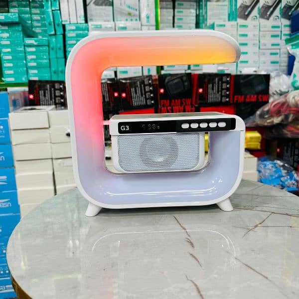 Led Wireless speaker+Wireless charging for Mobile 1