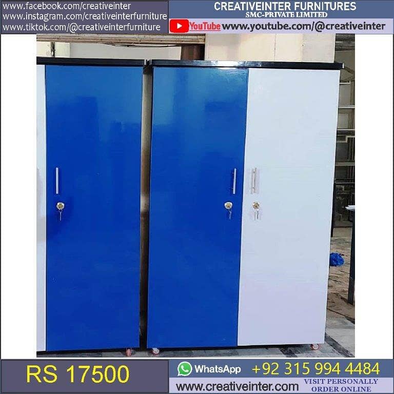 Iron Stand Dressing Cupboard Almari istri press wardrobe iron cloth 19