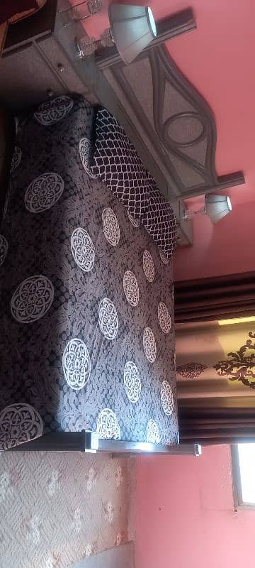 BED ,SIDE TABLE, WITH MATTRESS 1