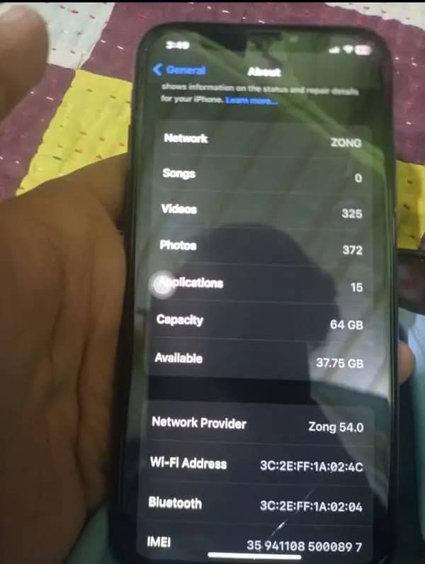 IPHONE X PTA APROF 64GB 78 BATTERY HEALTH 5