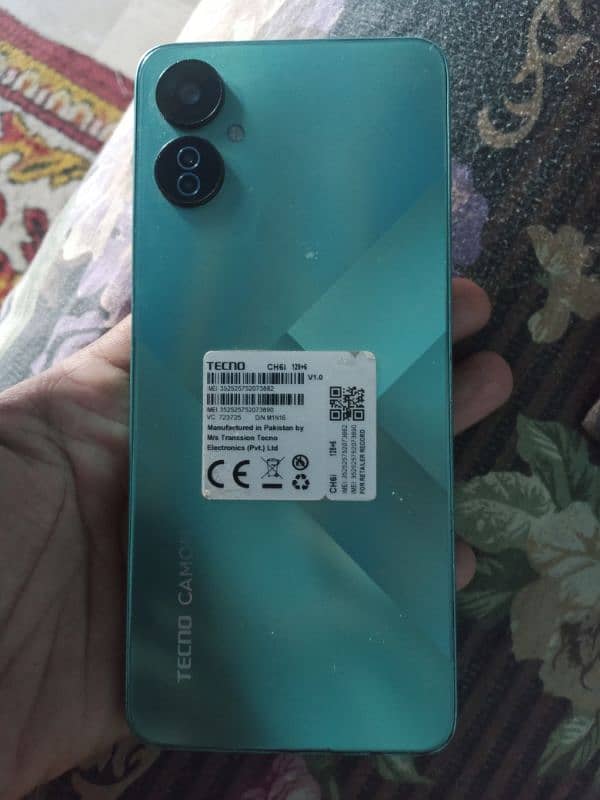 Camon 19neo 6 128 with box pta approved 8