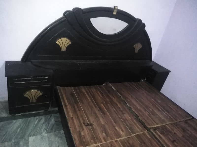double bed side table and dressing 1
