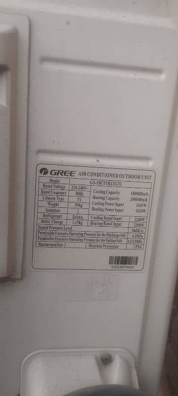 Gree inveter G10 model 1