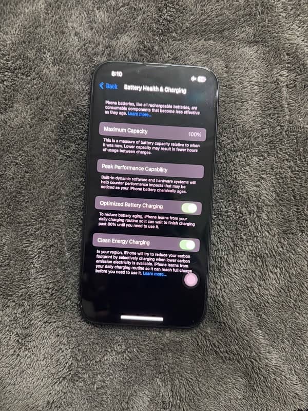 IPhone 14 Nonpta JV 100% Health 6