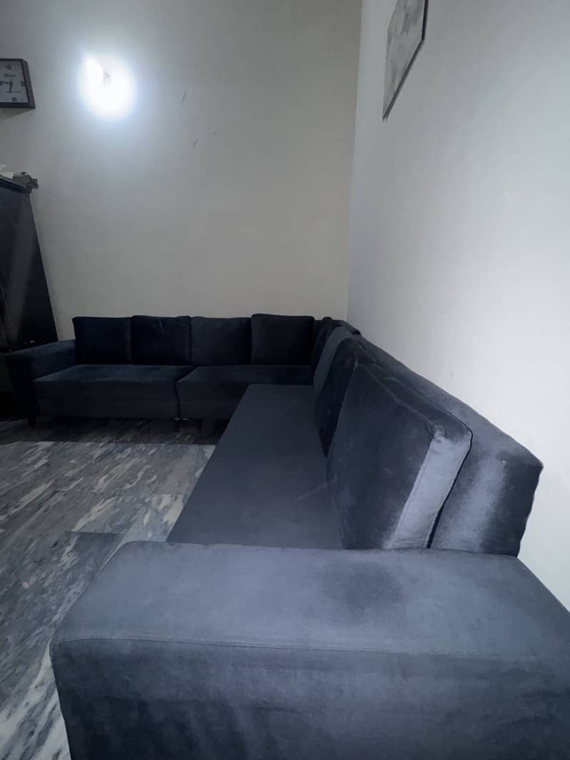 L-shaped 7 seater sofa 10