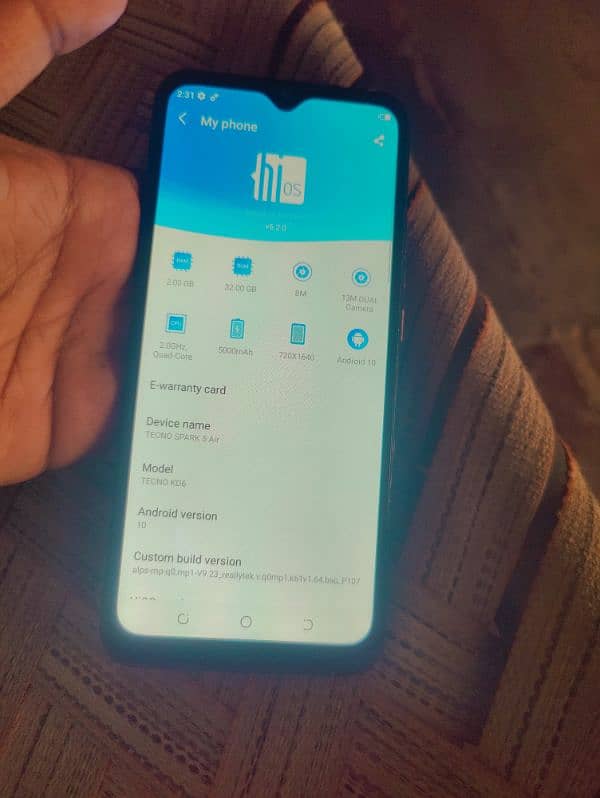 Tecno spark 5 air 0
