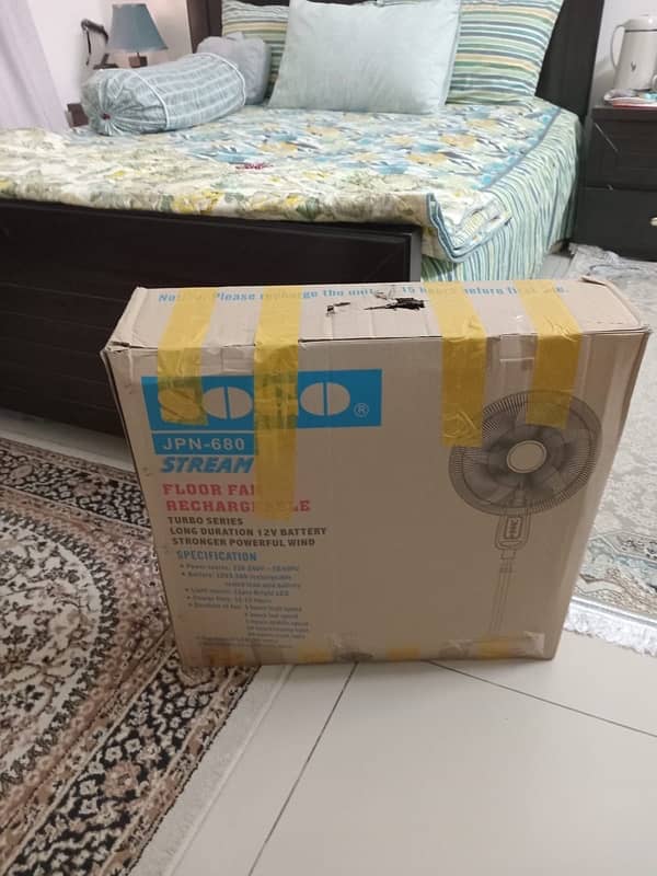 Sogo Rechargeable Floor Fan JPN-680 2