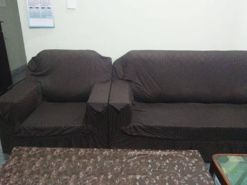 sofa set 6 seater bilkul new for sale 1
