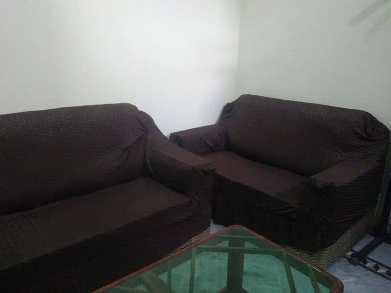 sofa set 6 seater bilkul new for sale 2