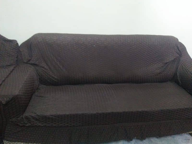 sofa set 6 seater bilkul new for sale 3