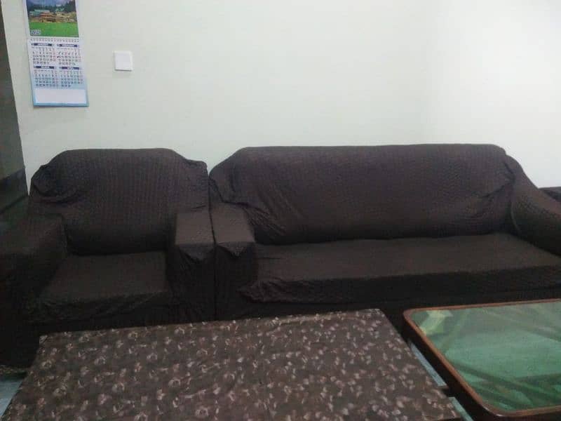 sofa set 6 seater bilkul new for sale 4