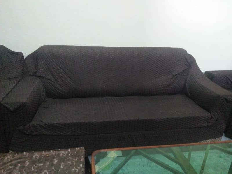 sofa set 6 seater bilkul new for sale 5