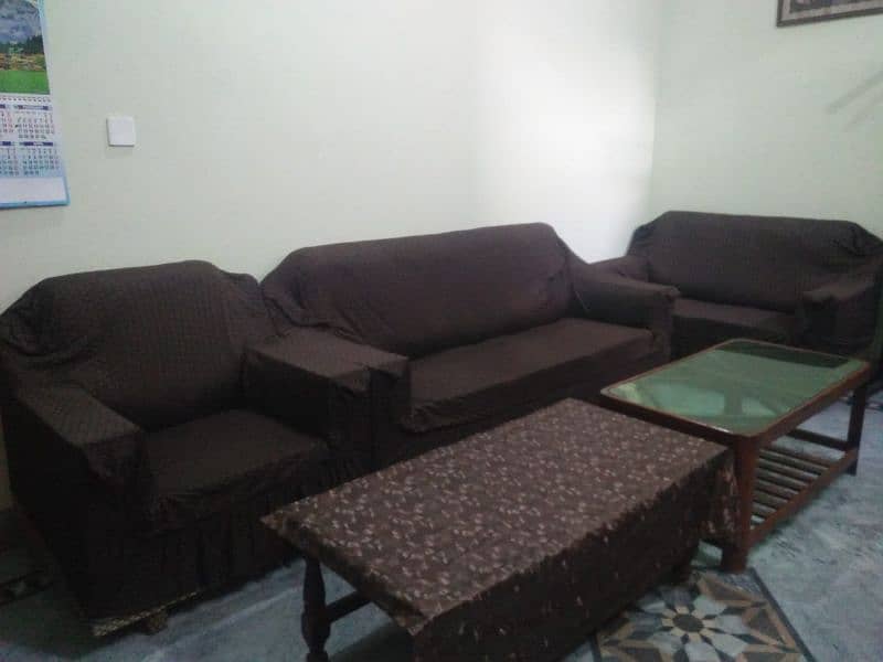 sofa set 6 seater bilkul new for sale 8