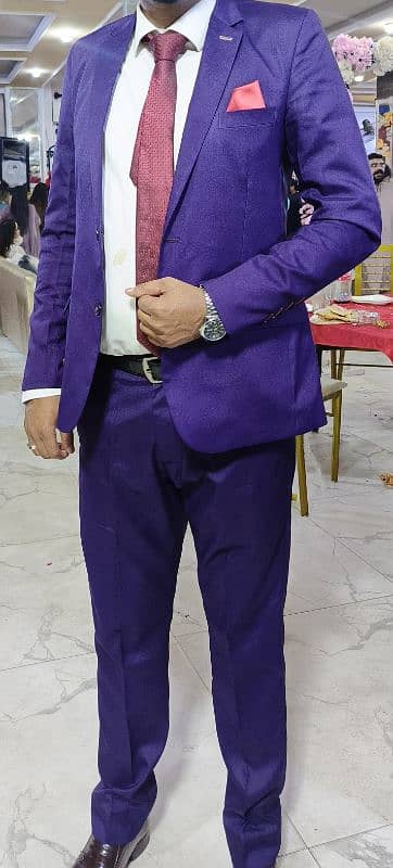 Stylish Purple Suit for man 0