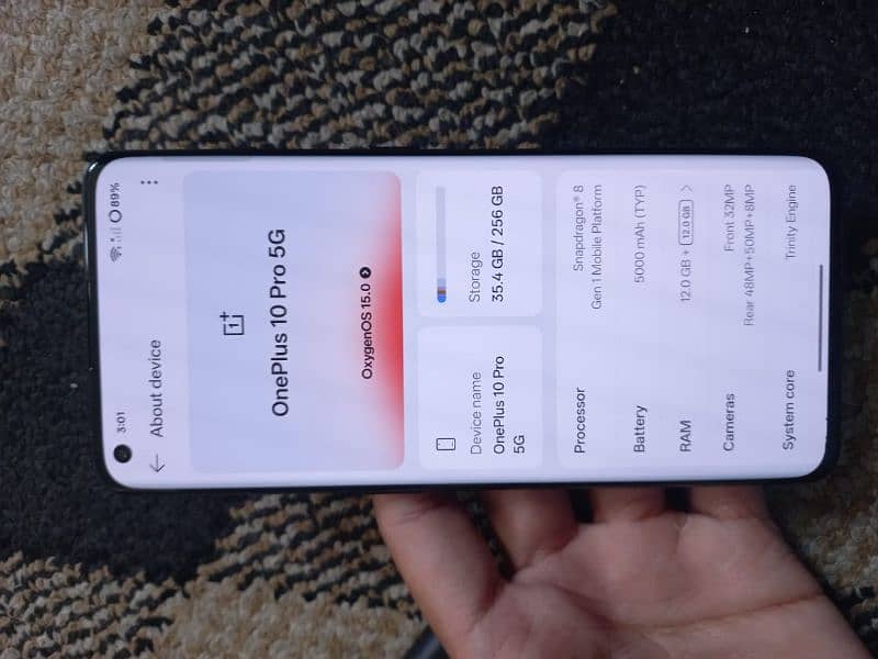 OnePlus 10 pro for sale 12+12/256 0