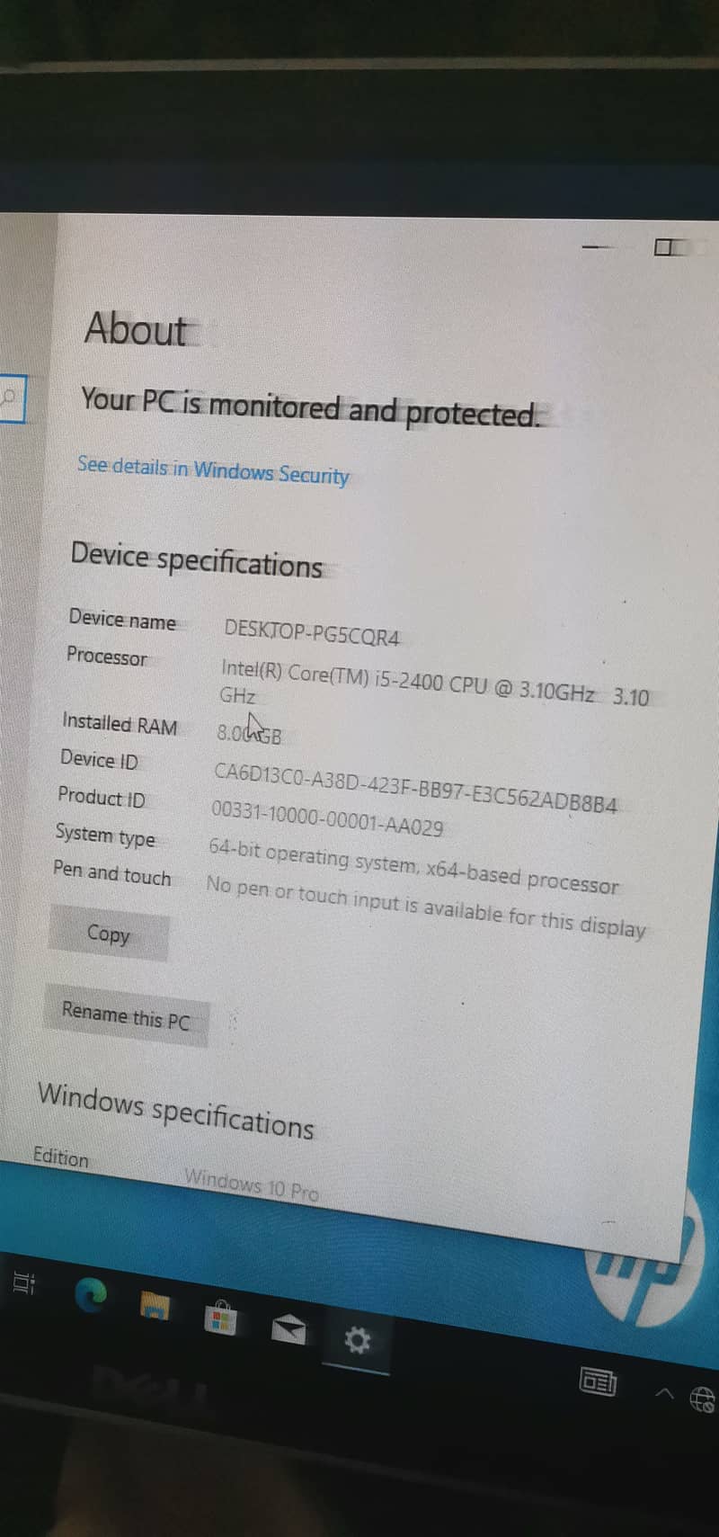 Core i5-2nd generation pc 1