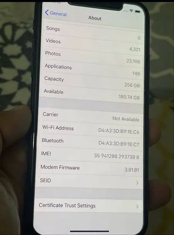 iphone x 256gb jv 5