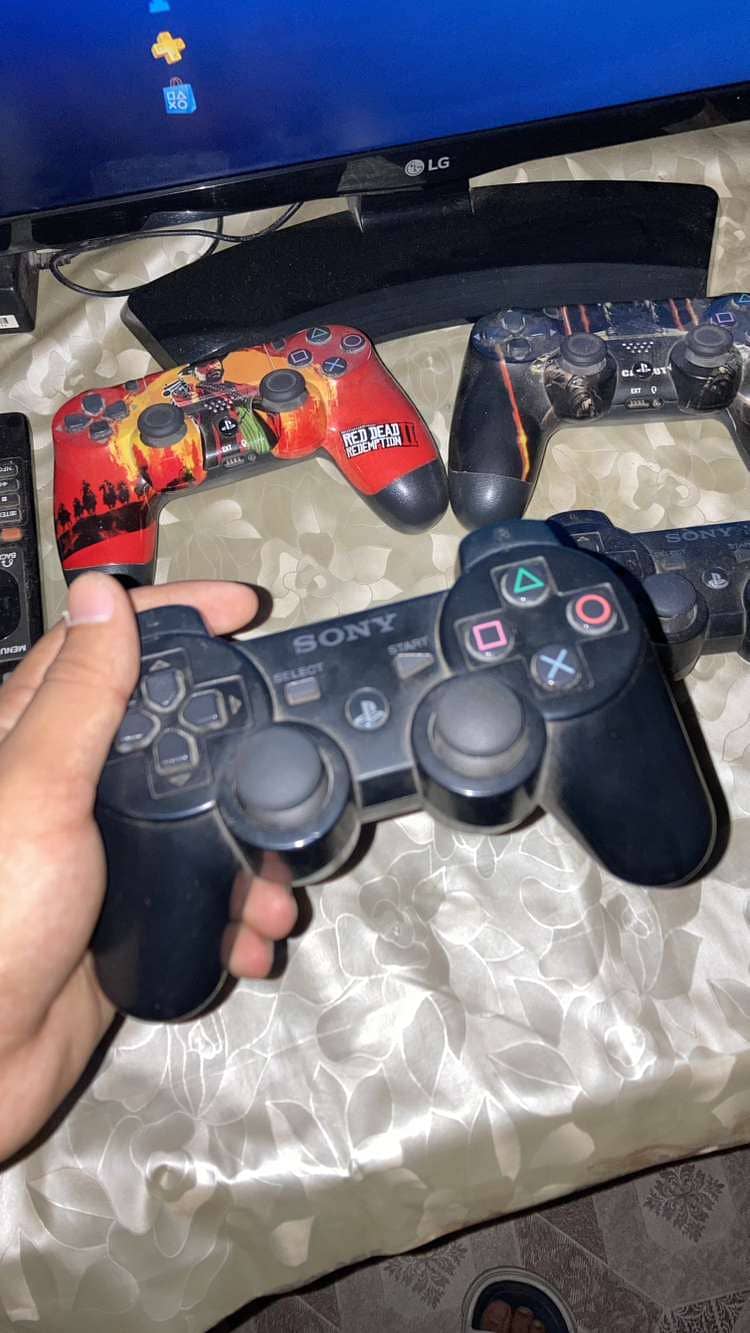 Playstation 3 with 2 controllers available 1