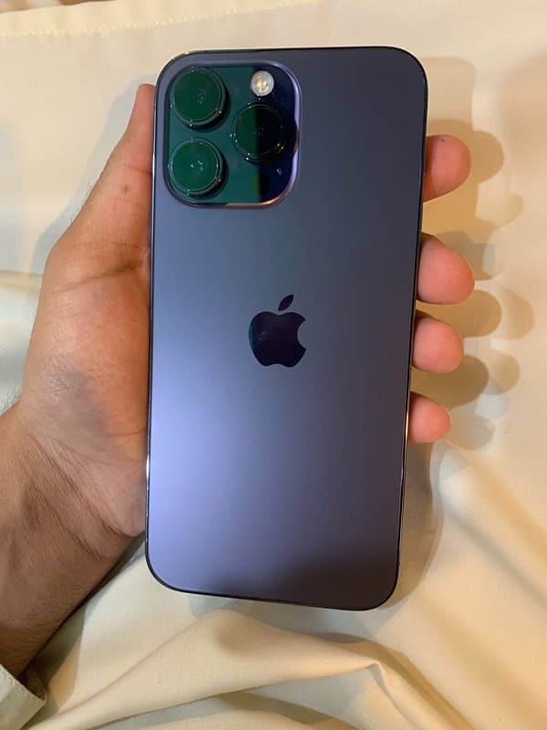 14 Pro Max Deep purple with box 256 gb 1