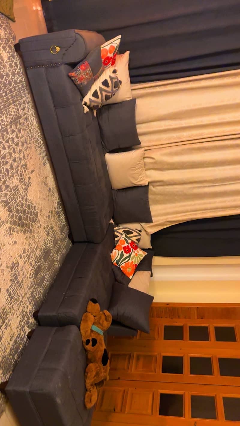 7 seater L shape sofa for sale. 1