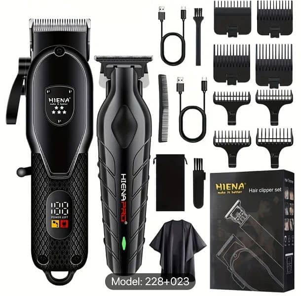 LED hair trimmer set hair cutting machine 0