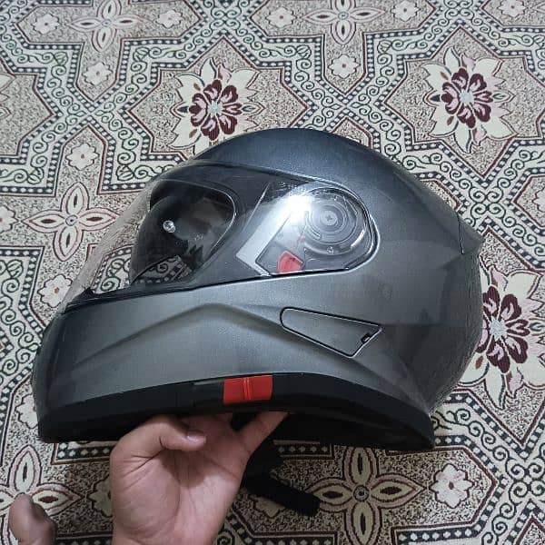 SMK Branded Helmet Chrome color 4