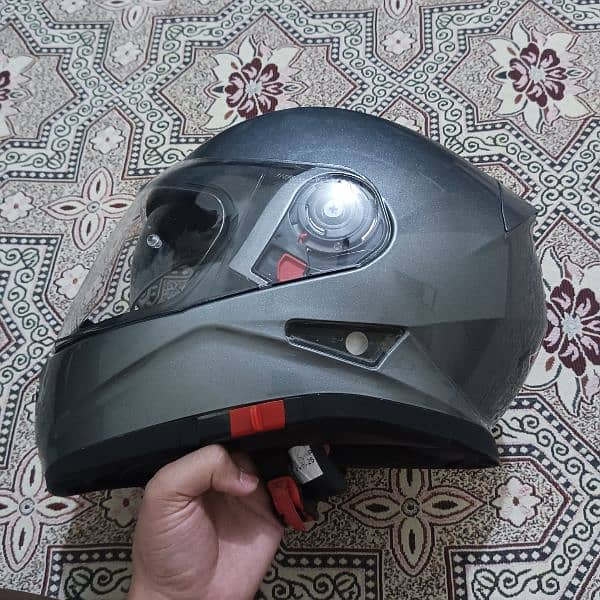 SMK Branded Helmet Chrome color 5
