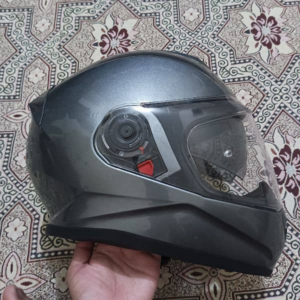 SMK Branded Helmet Chrome color 6
