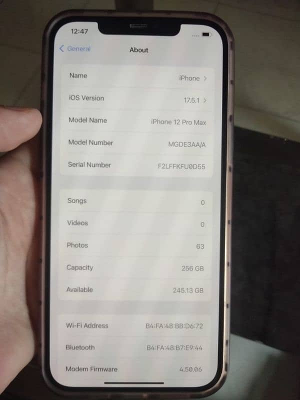 Iphone 12 pro max  Factory unlocked  256gb gold 12